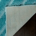thumbnail image 4 of SAFAVIEH Olympia Isaiah Geometric Polyester Shag Area Rug, Blue, 6'7" x 6'7" Round, 4 of 7