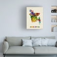 thumbnail image 2 of Trademark Fine Art Michael Tompsett Bangladesh Watercolor Map Canvas Wall Art - 24x32, 2 of 5
