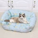 thumbnail image 4 of Cama autorefrescante de verano para perros pequeños, sofá cama duradero para perros y gatos, acogedora y fresca cama de chinlon para cachorros y gatos con base antideslizante., 4 of 5