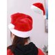 thumbnail image 4 of Gorro de felpa de Navidad para adultos y niños, gorro grueso y cálido de Papá Noel, decoración de fiesta de Feliz Navidad y Año Nuevo, 4 of 4