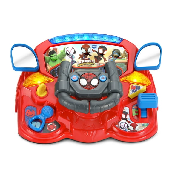 VTech® Spidey and His Amazing Friends Spidey to the Rescue Driver; Interactive Toy for Kids, Ages 3-6 Years Old