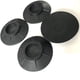 thumbnail image 2 of Almohadillas para pies de lavadora, Pedestal estabilizador de pies antivibración para lavadora, 4 Uds., negro, 10*9*1cm, 2 of 4