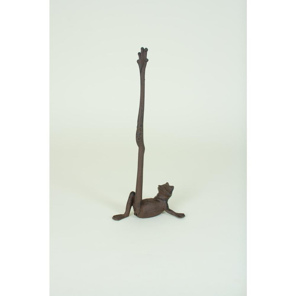 Kalalou Inc Cast Iron Frog Paper Towel Holder