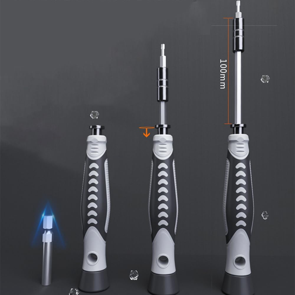 130-in-1 Precision Magnetic Screwdriver Bit Set with 120 Bits 10 Tools Repair Tool
