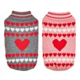 thumbnail image 4 of Valentines Day Pet Clothing Winter Warm Dog Coat Cat Sweater for Small Medium Dogs Chihuahua Bulldogs Puppy Lover Costume ShopWise Round, 4 of 8