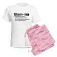thumbnail image 6 of CafePress - Glam Ma Women's Light Pajamas - Women's Short Sleeve Print T-Shirt and Pants Light Cotton Pajama Set, 6 of 7