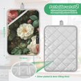 thumbnail image 6 of Yayeee Pot Holders Kitchen Heat Resistant with Pockets 7"x9.8" Cotton Oven Cooking Hot Pads, White and Pink Roses, 6 of 7