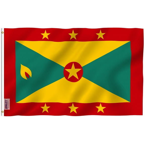 Anley 3x5 feet Grenada Flag - Grenadian Flags