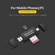 thumbnail image 1 of High-speed USB USB Type-C/OTG Card Reader Writer TF SD Card Writer 3 In 1 OTG Card Reader for PC Smart Phones, 1 of 5