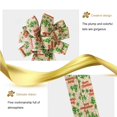 thumbnail image 4 of Bearachild Lazos de cinta de árbol de Navidad, lazo decorativo para fiesta de boda, Año Nuevo, decoración del hogar, feliz festival, vacaciones, Kits de decoración para fiestas Bearachild HA065450-00, 4 of 6