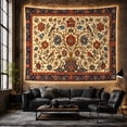 thumbnail image 4 of Ornate Floral Vase Tapestry Wall Hanging, 4 of 5