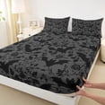 thumbnail image 3 of Castle Fairy Gothic Bats Bed Sheets for Female Men,Chic Floral Rose King Sheets, 3 of 7