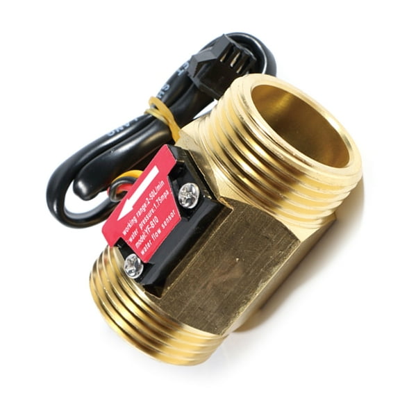 Upgrade Water Flow Sensor Water Flow Switch for Water Heaters Water Flow Measurement Device Easy Installation DC3.5～24V