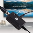 thumbnail image 6 of GE Indoor TV Antenna Amplifier Low Noise Antenna Signal Booster Clears Up Pixelated Low-Strength Channels HD TV Digital VHF UHF AC Power Adapter Black 42178, 6 of 9