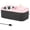 Pink, variant on LINFANG 2 in 1 Cat Water Fountain and Food Bowl 3L Capacity Pet Water Dispenser with Quadruple Filtration System Automatic Fountain and Stainless Steel Bowl for Cats