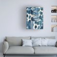 thumbnail image 4 of June Erica Vess 'Indigo Patchwork IV' Canvas Art, 4 of 5