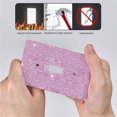 thumbnail image 3 of Tutuviw Pink Bling Wall Plate Cover, Pink Rhinestone Light Switch Cover, Bling Crystal Rhinestones Wall Plate Cover for Women Girls Bedroom Bathroom Kitchen Home Decor(Pink), 3 of 8