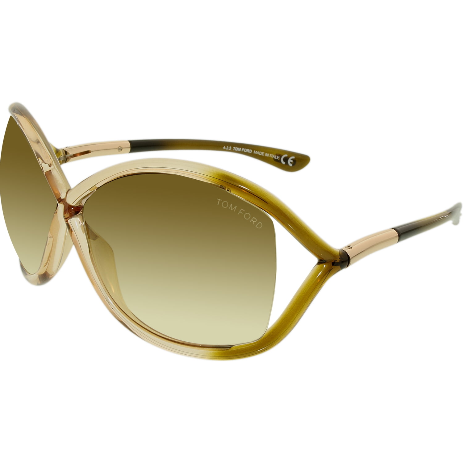 Tom Ford Tom Ford Womens Whitney Oversized Butterfly Sunglasses Ft0009 6403