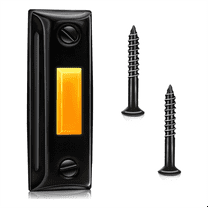 Metal Doorbell Push Button, Wall Mounted Door Bell LED Lighted Wired pwm25