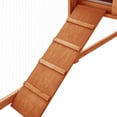 thumbnail image 5 of vidaXL Outdoor Rabbit Hutch with Run Brown Solid Fir Wood, 5 of 5