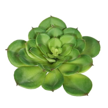 Vickerman 7" Artificial Green Succulent Stem, Set of 3