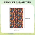 thumbnail image 4 of Lsque Snowman house leaf Premium Golf Towel - Ultra Absorbent and Quick Drying Microfiber Towel with Carabiner - Gift for Men -24" X 16", 4 of 8