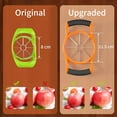 thumbnail image 2 of Newness 5.12 Inch Extra Large Apple Slicer, 16-Slices Heavy Duty Apple Cutter, Durable Apple Corer, Stainless Steel Apple Slicer and Corer - for Apple, Potato, Onion and More, Red, 2 of 10