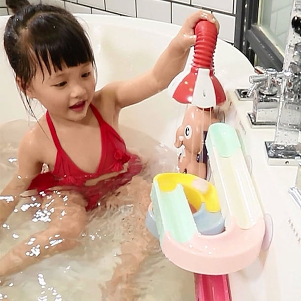 Ducha eléctrica para niños, ducha eléctrica para niños, ducha con rociador de agua tipo macarrón, ducha eléctrica para baño, probada profesionalmente