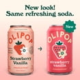 thumbnail image 2 of OLIPOP Prebiotic Soda, Strawberry Vanilla, 12 fl oz, 4 Pack, Pantry Packs, 2 of 10