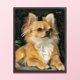 thumbnail image 4 of Cuadros Decorativos Chihuahua punto de cruz completo 11CT hilo de algodón DIY impreso bordado Kits (4) Ehuebsd embutido en tela, 4 of 9