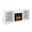 White, variant on SESSLIFE Fireplace TV Stand, 58" LED Light Entertainment Center with Adjustable Flame Fireplace, Power Outlets & Shelves, Remote & App Control, TV Stand with Fireplace for Living Room, Espresso