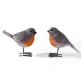 thumbnail image 2 of Garden Robin Birds Ornaments Backyard Decor Statues for Yard and Patio Lawn Cute Birds Indoor Outdoor Home Decoration Figurines Animal Statue Sculpture, 2 of 5