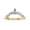 Yellow Gold, variant on Chevron Wedding Band Ring for Women, 0.40 Carat (ctw) Marquise and Round Cut Lab Grown Diamond Crown Ring In 14K White Gold Over Sterling Silver F-G-H, SI Quality Gifts For Her Ring Size-10