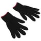 thumbnail image 2 of ColoMX Peluquería Guante resistente al calor Bloqueo de calor Guantes de aislamiento térmico resistentes al calor para peinar el cabello Planchas rizadoras Rodillos calientes y secadores Negro, 2 of 8