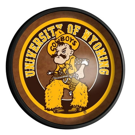 Wyoming Cowboys 18'' x 18'' Mascot Slimline Illuminated Wall Sign
