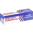 thumbnail image 6 of Heavy Duty Aluminum Foil Wrap, Commercial Grade 1000ft Foil Wrap for Food Service Industry, Strong Silver foil, 12 inches by 1000 Feet (1-Box), 6 of 7