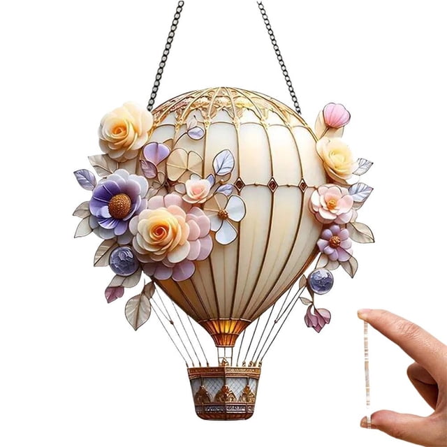 Lanterne Montgolfière Amour Pendentif Saint-Valentin Simple Mode Décoration Acrylique