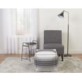 thumbnail image 1 of HOME TRENDS OMBRE TRIANGLES POUF, 1 of 5