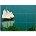 thumbnail image 1 of Boat Picture Ceramic Tile Mural Kitchen Backsplash Bathroom Shower 404199-S43, 1 of 3