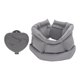 thumbnail image 3 of Almohada de viaje almohada de almohada inflable Mujeres de almacenamiento plegable suave lavable gris, 3 of 7