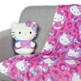thumbnail image 4 of Sanrio Hello Kitty Hello Hugs Silk Touch Throw Blanket and Plush Character Hugger Set– Ultra Soft Plush Character Pillow for Kids, 4 of 6