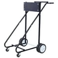 thumbnail image 2 of Outboard Boat Motor Stand, Engine Carrier Cart Dolly for Storage, 315lbs Weight Capacity, w/Wheels (black), 2 of 9