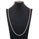 thumbnail image 5 of Collar giratorio de joyería de tendencia de estilo europeo y americano, collar de cuerda retorcida con flash Chapado en plata, 5 of 5