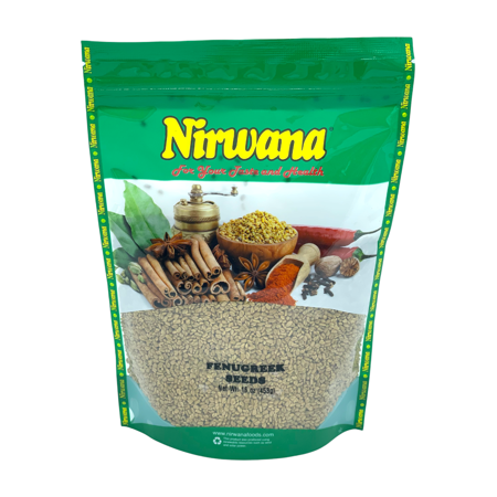 FENUGREEK SEED 16 OZ POUCH BY NIRWANA