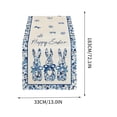 thumbnail image 3 of Linen Table Runner, Easter Party Decor With Flax Fabric, for Dining Room Table, A, 3 of 7