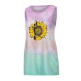 thumbnail image 5 of LSLJS Womens Crew Neck Tank Tops Fashion Woman Round Neck Sleeveless Blouse T-Shirt Printing Loose Tank Tops, 5 of 5