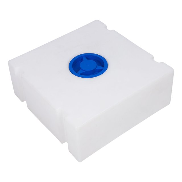 RV Water Tank, Square RV Water Storage Tank Leakproof Food Grade LLDPE 12 Gallon Large Capacity for Trailer Boat Yacht