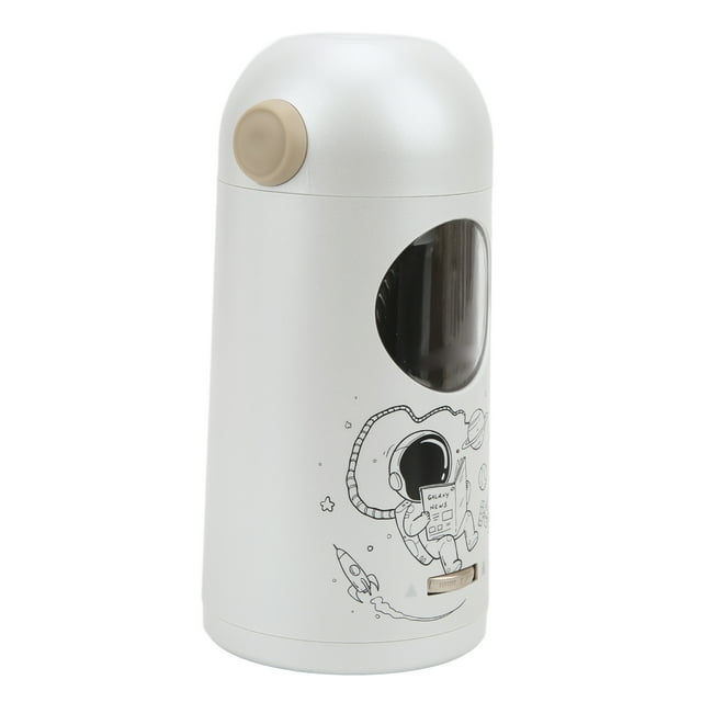 Pencil Sharpener Electric, Adjustable Thickness Smart Stop Rechargeable Battery Electric Pencil Sharpener For Office For Home For School White