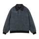 thumbnail image 2 of Blusa y camisa de manga larga con cuello vuelto para hombre, blusa deportiva holgada a rayas con botones y manga larga con cuello vuelto, blusa de poliéster para hombre, 2 of 7