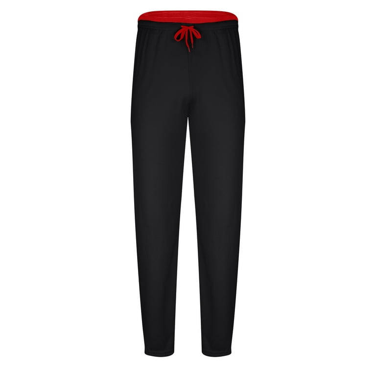 VSSSJ Men New Mesh Sweatpants Plus Size Solid Color Drawstring Elastic  Waist Casual Pants Fashion Breathable Quick Dry Sport Long Pants Black M 
